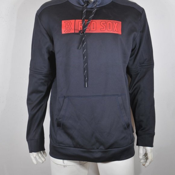 MLB Men's Red Sox Boston Light Hoodie XL Genuine Merchandise Blue NWT - Picture 4 of 6